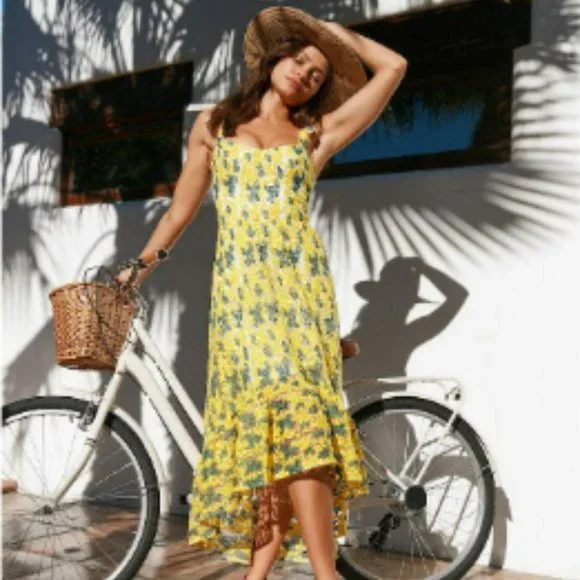 Dress the hot sale population yellow dress